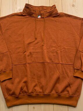 Vintage 90s Justin Allen Xtra Retro Orange Athletic Sweatshirt Women's 42 / 22W